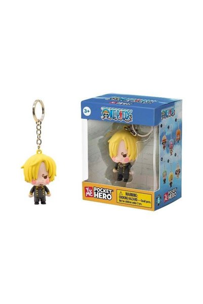 Generic One Piece Collectible Keychain Pocket Hero Chibi Series - Sanji