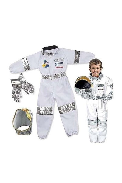 Generic Kids Astronaut Costume – Space Explorer Jumpsuit with Helmet & Gloves...