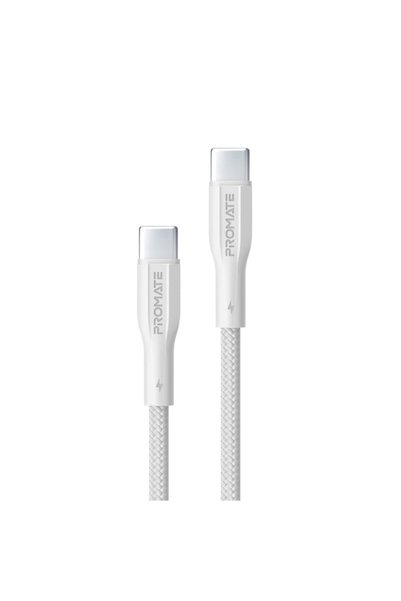 Generic Brand Promate USB-C to USB-C Cable, 240W Power Delivery Fast Charging Cable with E-Marker Chip, Durable TPE Construction, 2-meter Type-C Cable for Laptops, Tablets & Smartphones (XCord-CC240W-200)