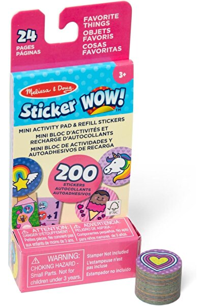 Generic Sticker WOW!™ Mini Activity Pad and 200+ Refill Stickers for Sticker ...