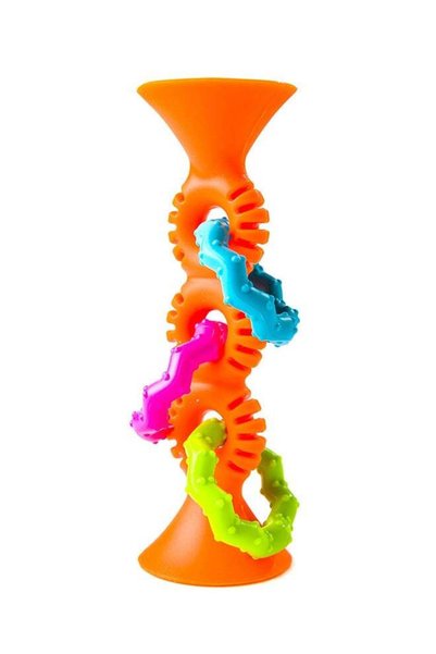 Generic Fat Brain toys pipsquigz loops - orange