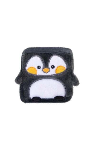 Generic Square Pals Pip Penguin Plush Toy (10 cm, Black/White)