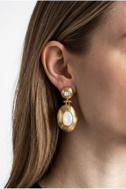 neslyaccessories Altın Kaplama Küpe