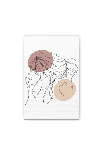 stickerino Pictură pe pânză cu artă liniară 14x23 cm