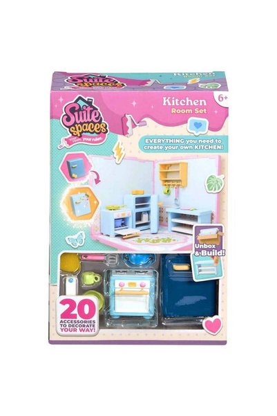 Generic Suite Spaces Unbox & Build Kitchen Room Set (20 Accessories)