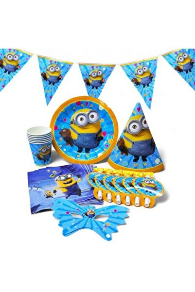 Generic 37 Pcs Minion theme Birthday Party Decoration & Tableware Set for Kid...
