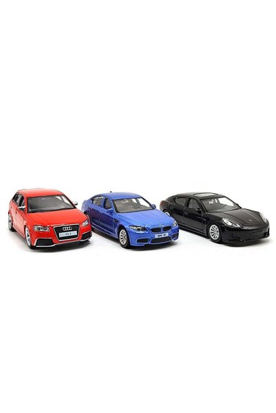 Generic Die-Cast Model Car Set – Pack of 3 | 1:43 Scale | BMW M5, Audi RS3 & ...