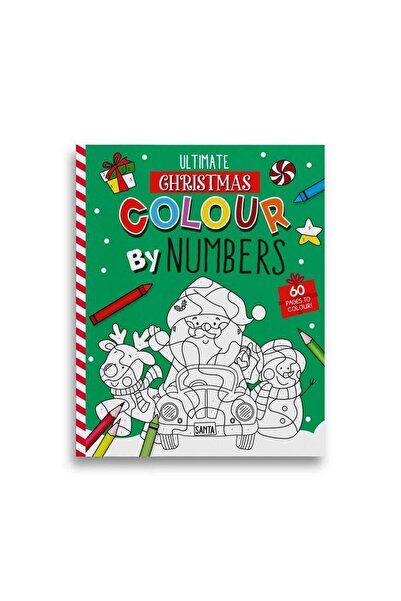 Generic Eurowrap Christmas Colour by Numbers Book – Festive Holiday Activity ...