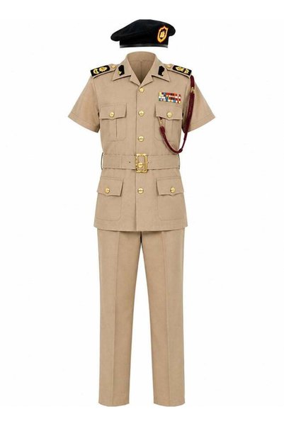 Generic Kids Police Officer Costume Set for Boys – Khaki Police Uniform with ...