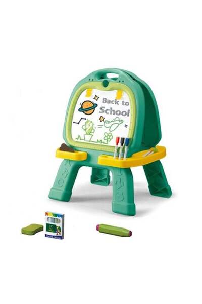 Generic Kids Double-Sided Drawing Board Easel with Markers & Accessories – 46...