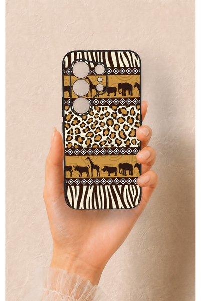 Vip Case Tecno Camon 50 Pro 4g Compatible African Safari Pattern Silicone Case