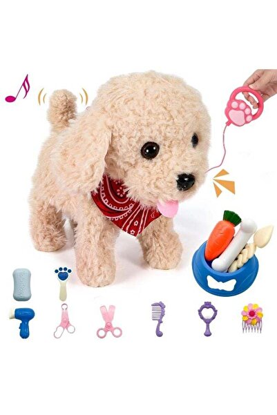Generic Electronic Interactive Stuffed Dog for Kids, Talking Plush Golden Ret...