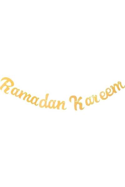 Generic BrainGiggles Ramadan Kareem Mubarak Banner Garland - Eid Banner Flag,...