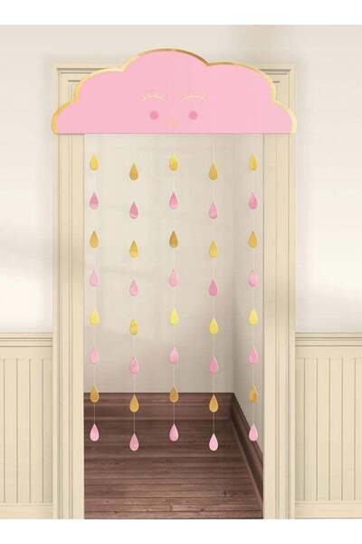Generic Oh Baby! Girl Door Curtain, Baby Shower Party Decorations