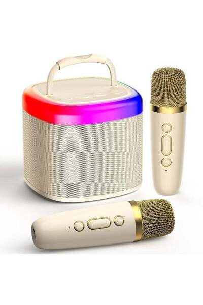 Generic Mini Karaoke Machine for Adults Kids, Portable Bluetooth Speaker with...