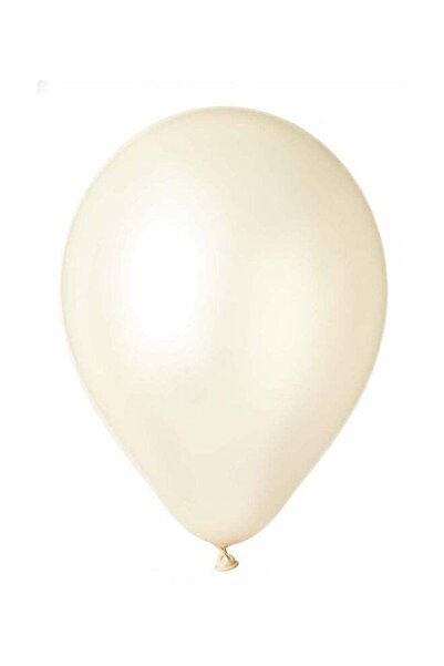 Generic Ivory Latex Balloons 13 Inch – Pack of 100 Elegant Balloons for Weddi...