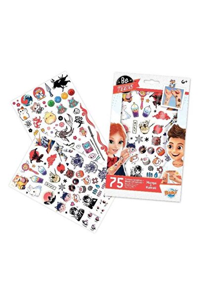 Generic Manga tattoos – Temporary Tattoo Set | 75 manga and kawaii temporary ...