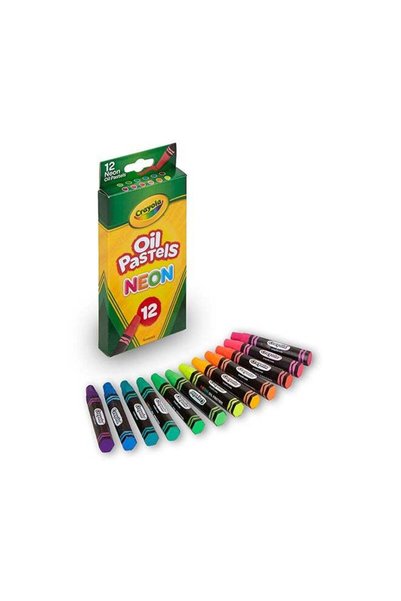 Generic Oil Pastels 12 Count Neon 52-4613