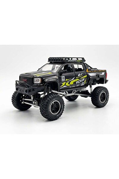 Generic 1/24 Scale Simulation Luxury Six-Wheel Metal Pickup Toy Truck Die-Cas...