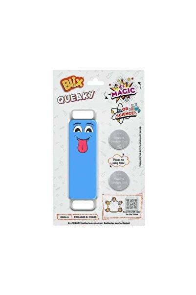 Generic Blix Queaky Goofy Fidget Toy (Blue)