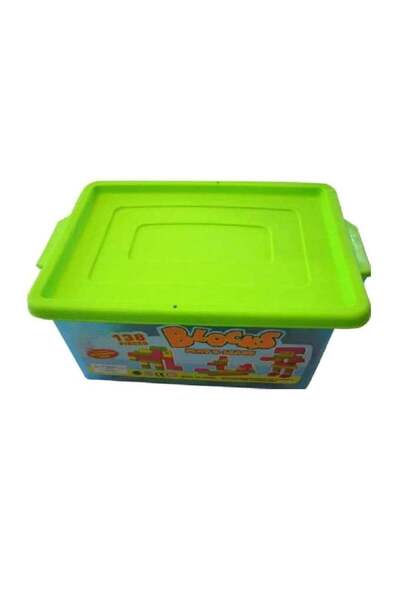 Generic Tub Of Large Bricks 138 Pieces