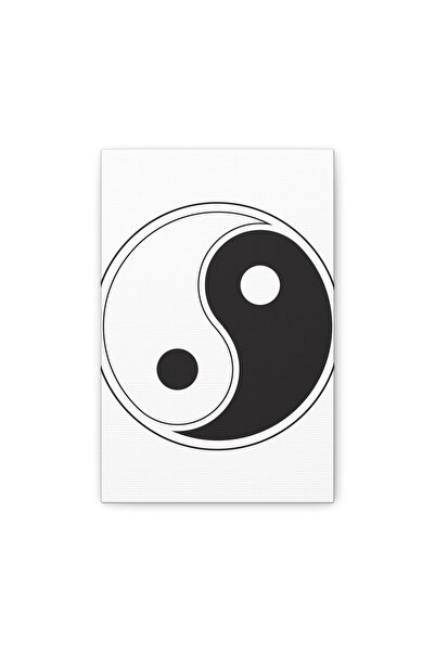 stickerino Tablou Yin Yang pe pânză 14×23 cm