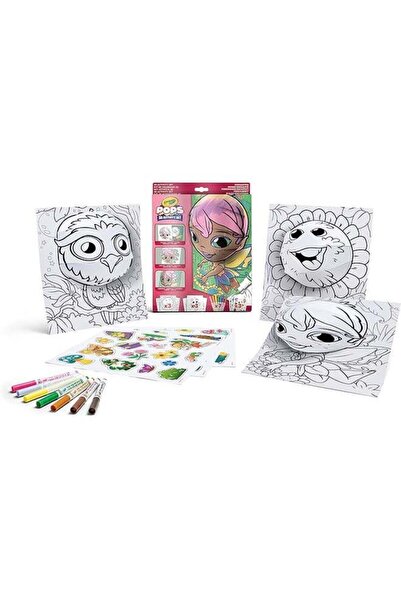 Generic POPS 3D Activity Set - Enchanted , 3 Colouring pages, 3 Pop-out pages...