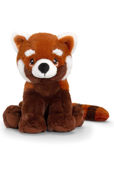 Generic Keeleco Panda Red 18cm | Soft Toy | Plush Toy | Gift for Kids and Adults
