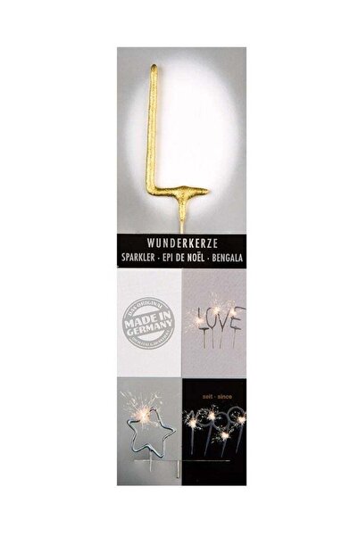 Generic Gold Sparkler Candle L