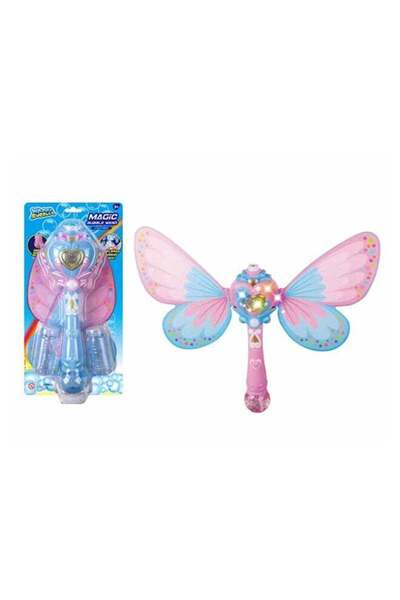 Generic Battery Operated Light And Sound Bubble Fairy Wand With Wings 31x33x18cm