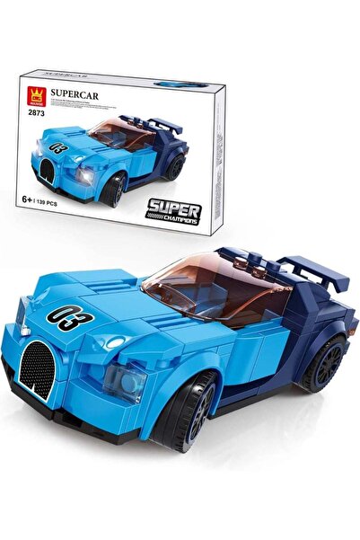 Generic Speed Champions Supercar Building Blocks Set 2873 (Age 6+, 139 Pieces)