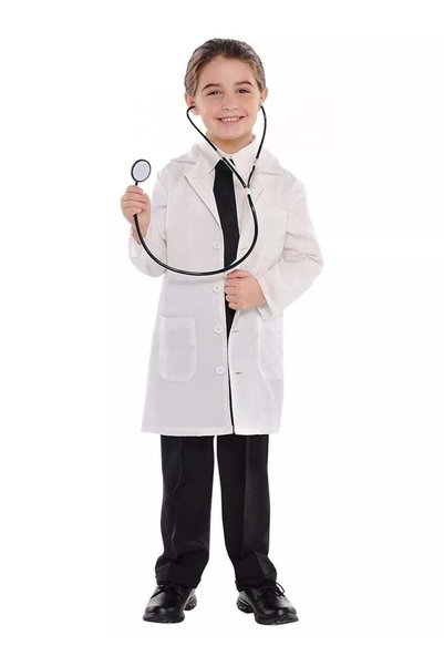 Generic Kids Doctor Lab Coat, Child Pretend Play Costume for Boys & Girls