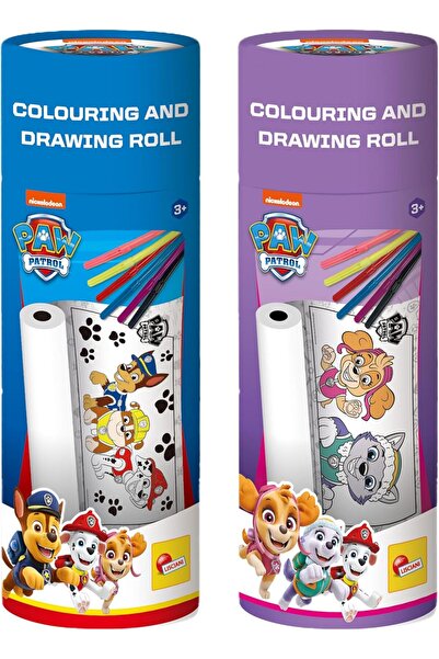 Generic PAW Patrol Colouring and Drawing Roll with Markers
