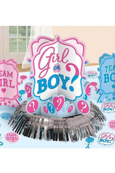 Generic Baby Shower - Girl Or Boy? Table Decorating Kit