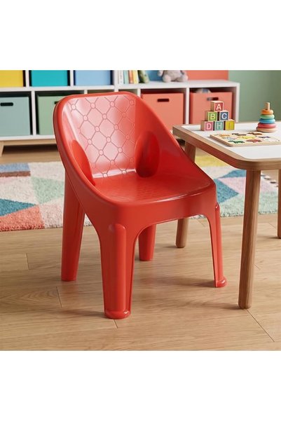 Generic Panda Plastic Kids Chair - Durable & Lightweight Children's Chair wit...