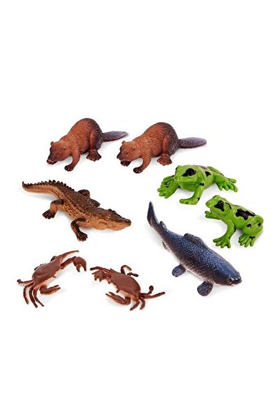 Generic 8 Pcs River Animals 8-12 Cm