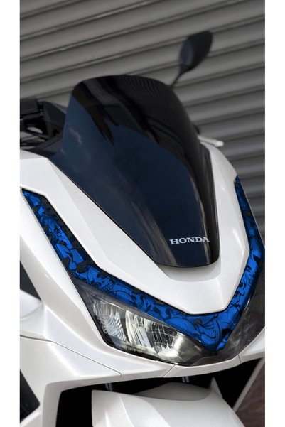 Banxtre Honda PCX Deluxe için Kurukafa Desenli Far Renklendirme Far Tasarım F...