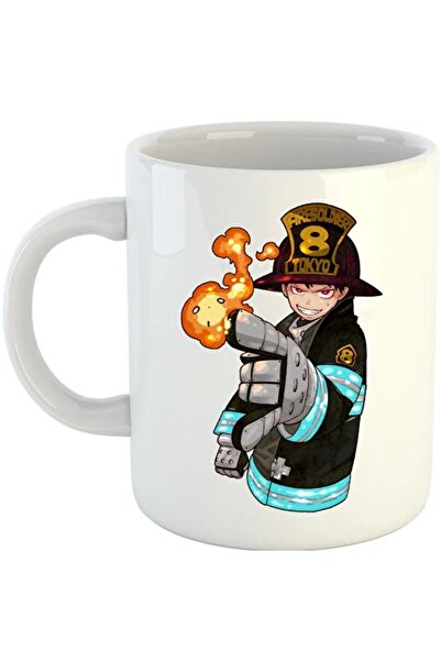 INOVATIX Cana Fire Force Kusakabe Shaman Shounen Manga, albă, 330 ml