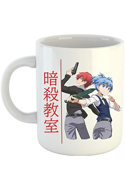 INOVATIX Cana Assassination Classroom Desene Anime, albastru, 330 ml