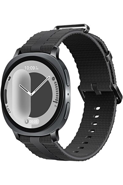 GENERAL Striped Silicone Sport Watch Band Compatible with Samsung Galaxy Watc...