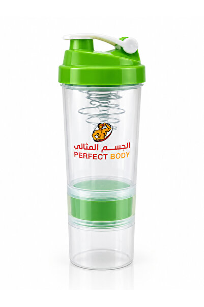 Generic Brand Perfect Body Protein Shaker Bottle with Storage Compartments an...
