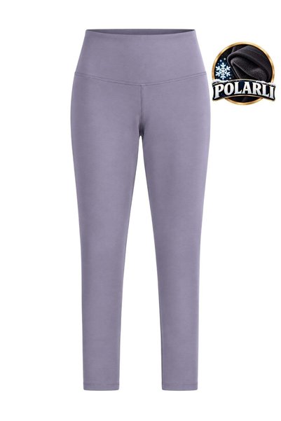 Vadon 1060 Women's High Waist Gathering and Shaping Winter Premium Leggings with Fleece Inside, Lilac