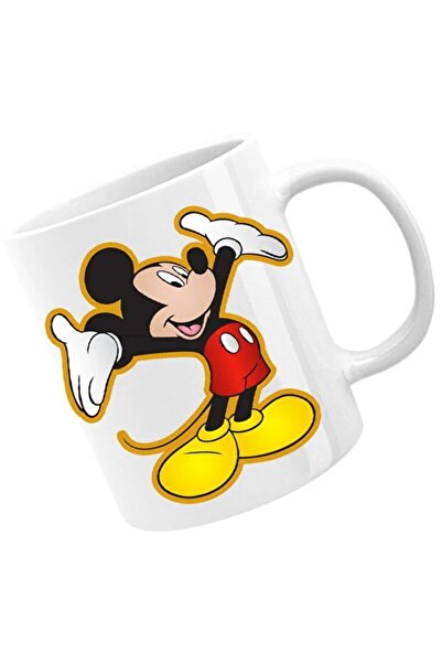 INOVATIX Cana Mickey Mouse Happy Disney Land Animals Goofy, alba, 330 ml