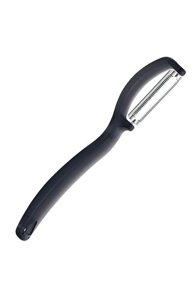 dinckitchen Serrated Side Peeler 17.5 cm Black Serrated Side Peeler