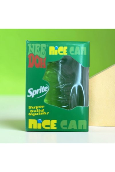 Needoh SPRITE Nice Can Solid Squish Toy – Soda Can Design, Soft Sensory Fidget & Stress Relief Toy