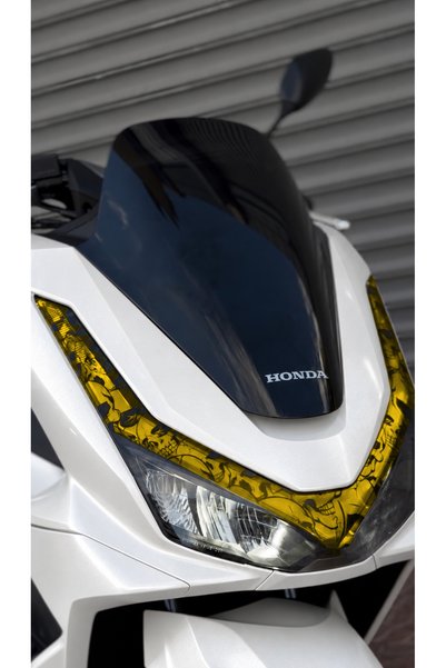 Banxtre Honda PCX Deluxe için Kurukafa Desenli Far Renklendirme Far Tasarım F...