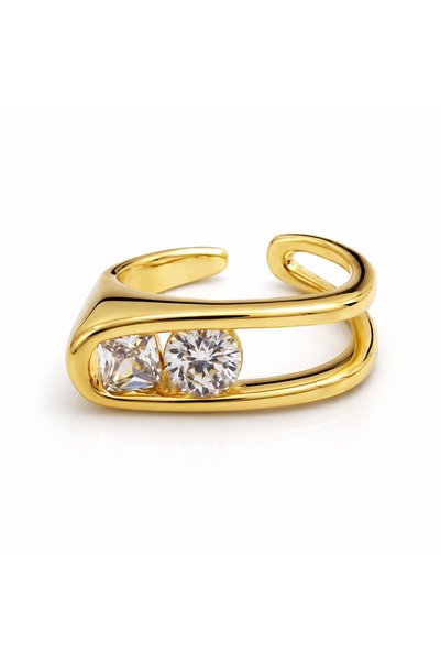 Sense of Atelier Amarande Duo Stone Ring