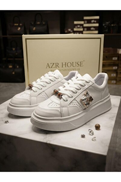 AZR New Season Sports Shoes with Stone-Like Accessories and Details