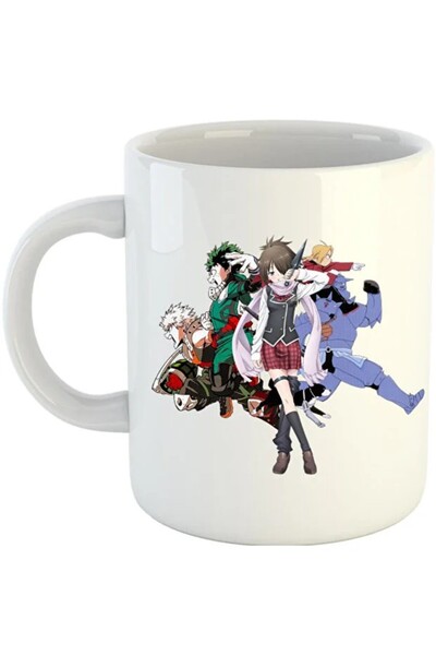 INOVATIX Кана Trinity Seven Kazama Levi My Hero Academia Alchemy, бяла, 330 мл