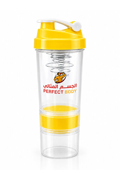 Generic Brand Perfect Body Protein Shaker Bottle with Storage Compartments an...